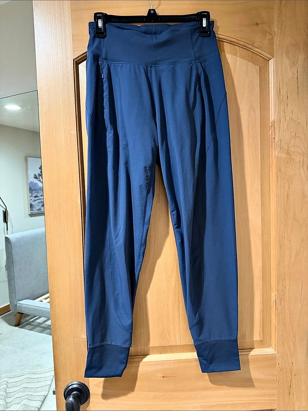Athleta Distance High Rise Jogger Blue Athletic Pants